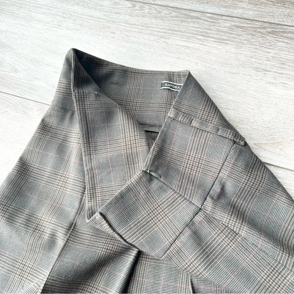 Sandra Angelozzi Pleated Academia Plaid  Skirt - Picture 5 of 9